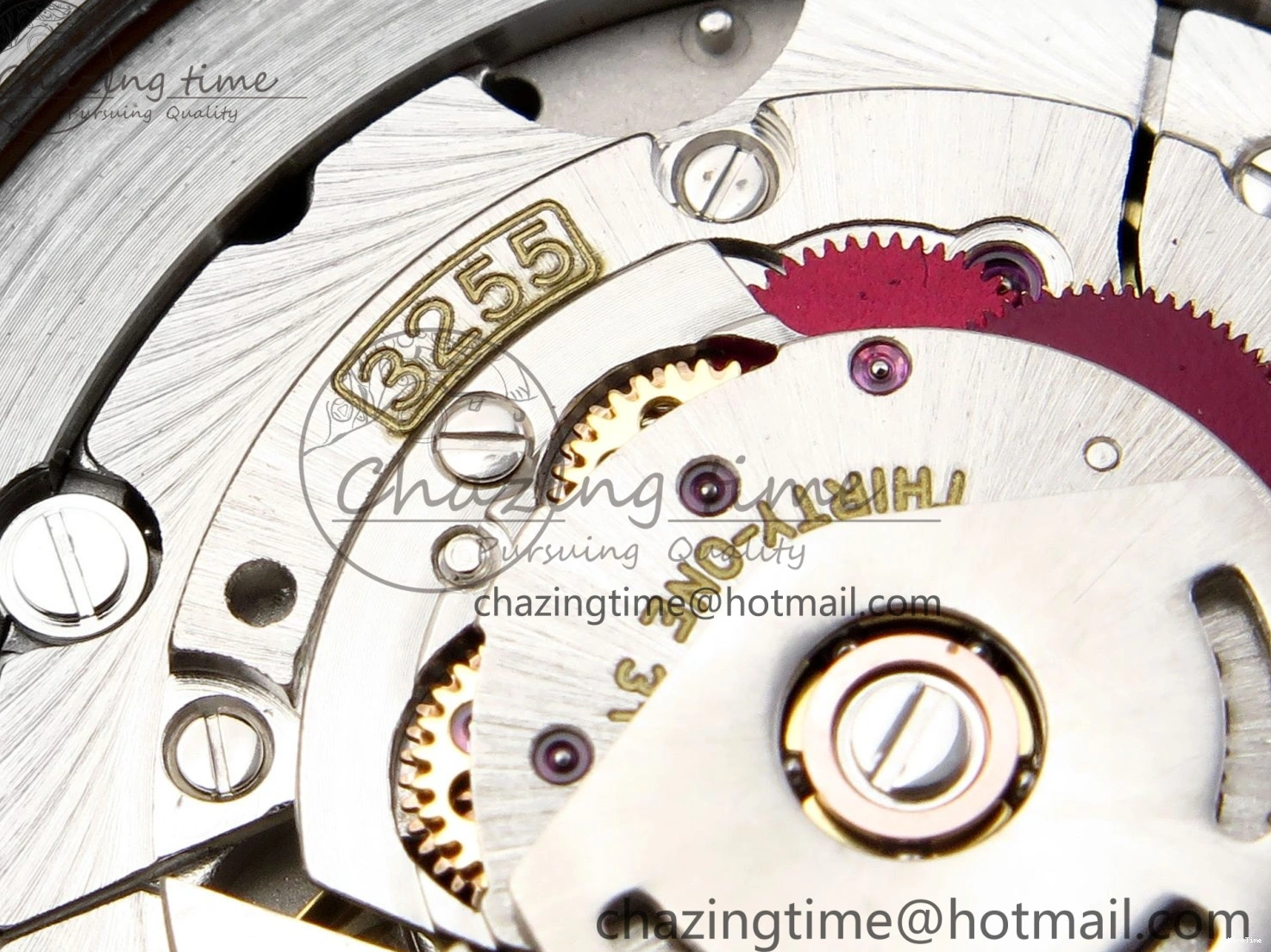 MiroTime 0523 QuickDry DayDate 40 SS GSF Gain Weight Blue Roman Dial Diamonds Bezel on President Bracelet A 1917